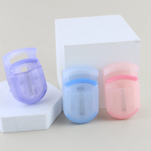 Three-Color Transparent Plastic Eyelash Curler | Portable Design, a Curling Eyelash Curler