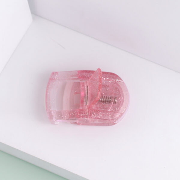 Sparkling Pink Plastic Eyelash Curler | Beginner-Friendly Design, Effortless Lash Curl in Seconds! - Image 5