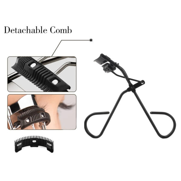 Professional Dual-Wire Eyelash Curler | Detachable Comb & One-Click Curling Technology, Surgical Steel Beauty Tool for Effortless Volume - Image 2
