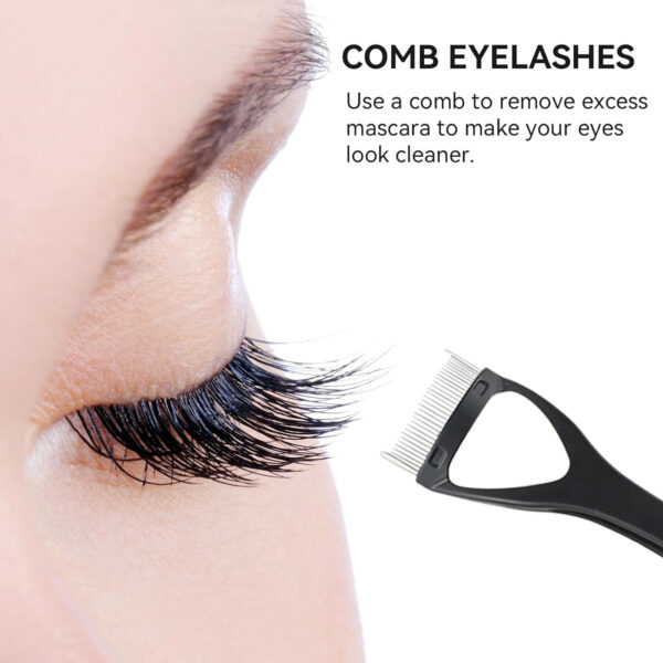 Arc Steel Needle Eyelash Comb - Image 2