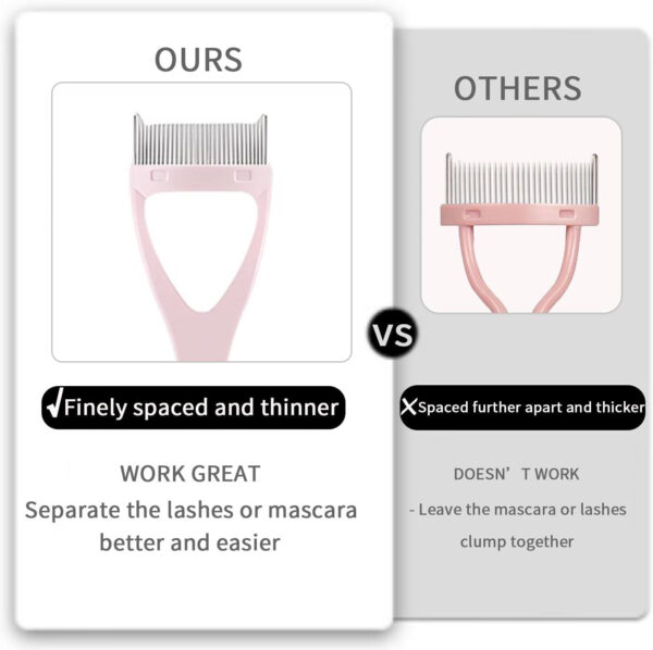 Arc Steel Needle Eyelash Comb - Image 4