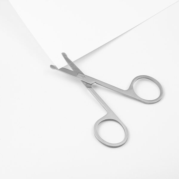 Dual-Style Stainless Steel Scissors: Precise Sharp-Blade Handling & Safe Rounded-Tip Care, Unlock Diverse Needs in One Tool - Image 7