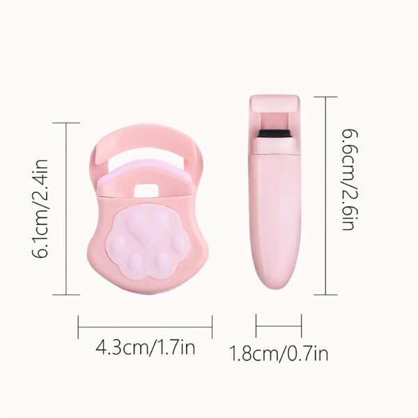 Cat Paw Pink Eyelash Curler Set - Image 10