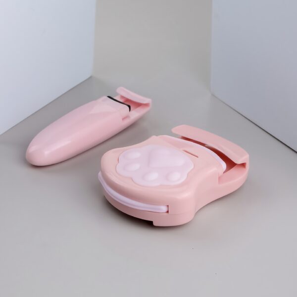 Cat Paw Pink Eyelash Curler Set - Image 3