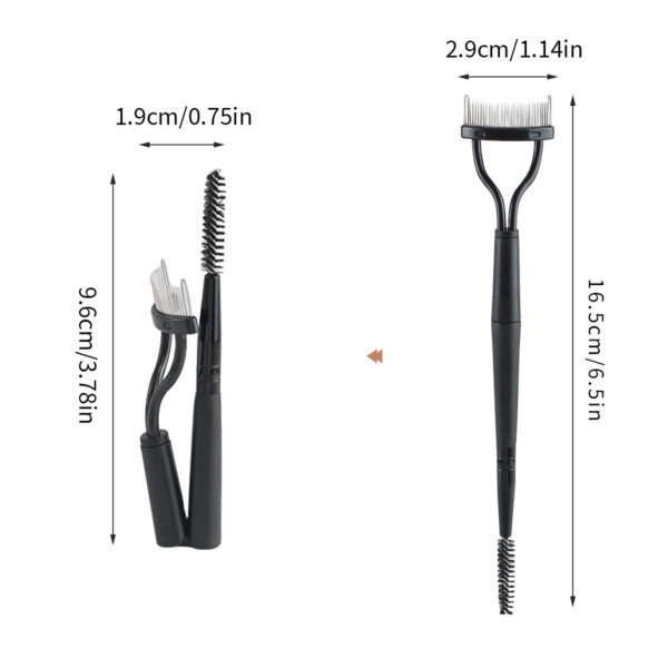 Double-Headed Eyelash Comb｜Folding/non-folding Dual Styles, One Comb To Create Clear And Beautiful Eyelashes - Image 9