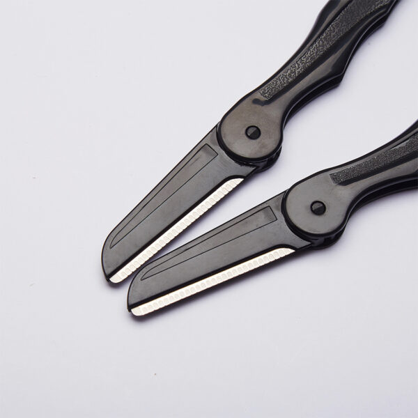 Folding Eyebrow Trimmer Stainless Steel Blade Eyebrow Trimmer Portable Foldable Eyebrow Trimmer - Image 2