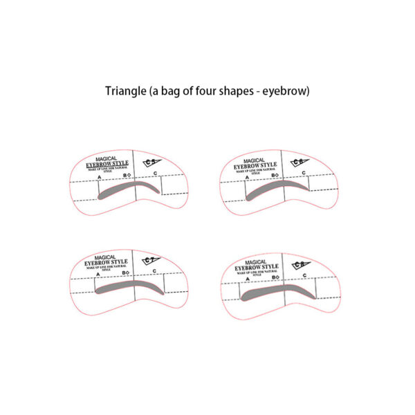 24 - Piece Magical Eyebrow Style Card Set - Unleash Endless Brow Creativity - Image 3