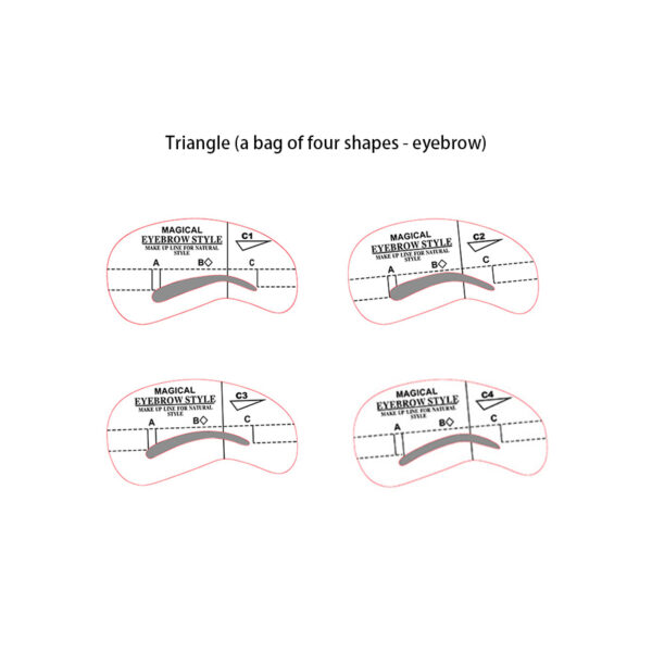24 - Piece Magical Eyebrow Style Card Set - Unleash Endless Brow Creativity - Image 4