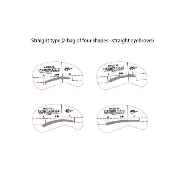 24 - Piece Magical Eyebrow Style Card Set - Unleash Endless Brow Creativity - Image 5