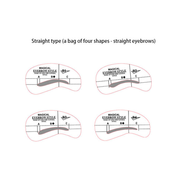 24 - Piece Magical Eyebrow Style Card Set - Unleash Endless Brow Creativity - Image 6