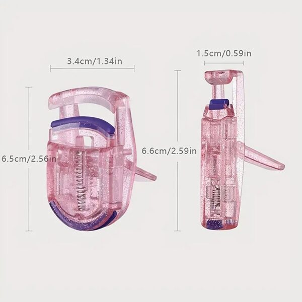 Glitter Powder Eyelash Curler Set! Full Partial Double Attack, Curl Eyelashes Without Dead Angles, Easily Freeze Three-Dimensional Eyelash Makeup - Image 7