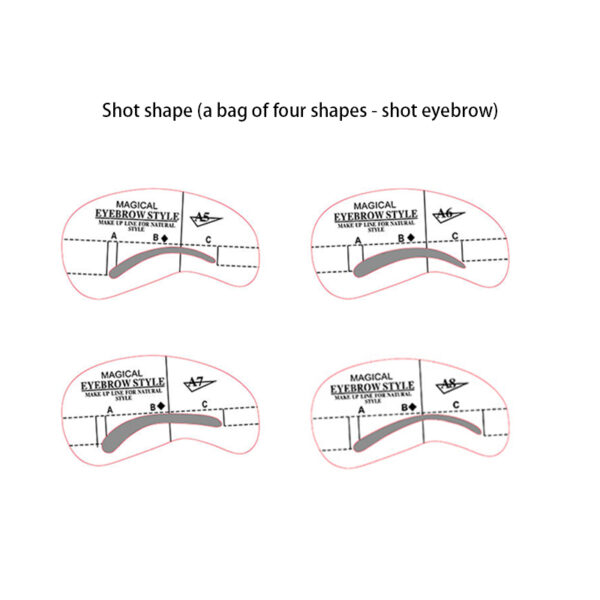 24 - Piece Magical Eyebrow Style Card Set - Unleash Endless Brow Creativity - Image 9