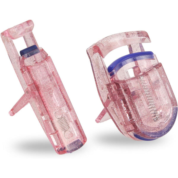 Glitter Powder Eyelash Curler Set! Full Partial Double Attack, Curl Eyelashes Without Dead Angles, Easily Freeze Three-Dimensional Eyelash Makeup - Image 3
