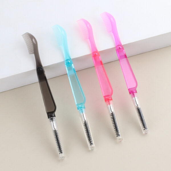 Colorful Dual-Ended Eyelash Magic Tool | Brush & Comb for Curled, Delicate Eye Makeup - Image 3