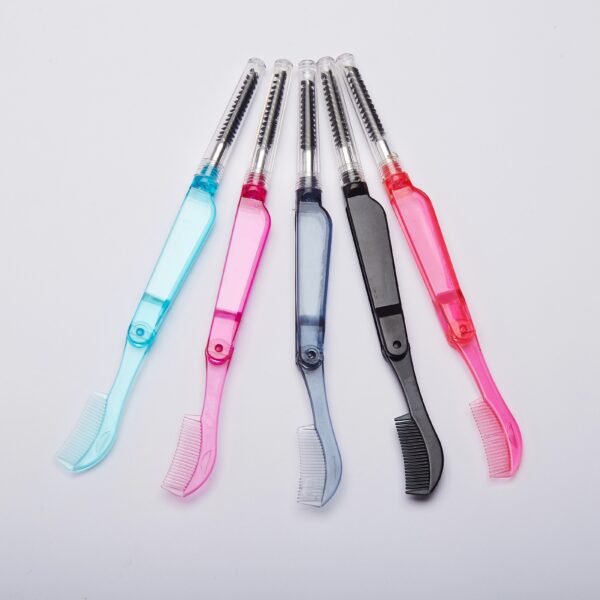 Multi-Colored Portable Dual-Ended Eyelash Brushes & Combs – Craft Defined Lash Looks - Image 4