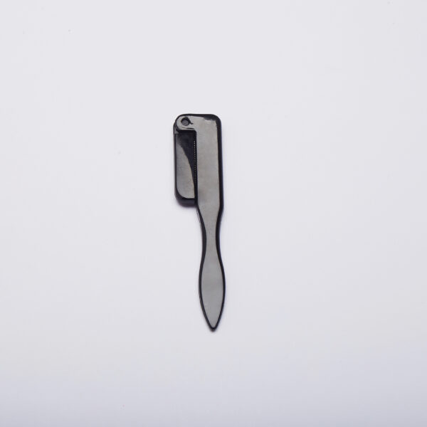 Black And Pink Double Color Eyelash Comb Steel Teeth For Delicate Eyelashes Curved Handle For Comfortable Grip Essential For Eyelash Shaping - Image 8