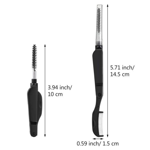 Multi-Colored Portable Dual-Ended Eyelash Brushes & Combs – Craft Defined Lash Looks - Image 7