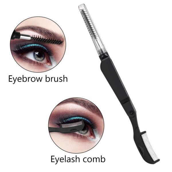 Multi-Colored Portable Dual-Ended Eyelash Brushes & Combs – Craft Defined Lash Looks - Image 9