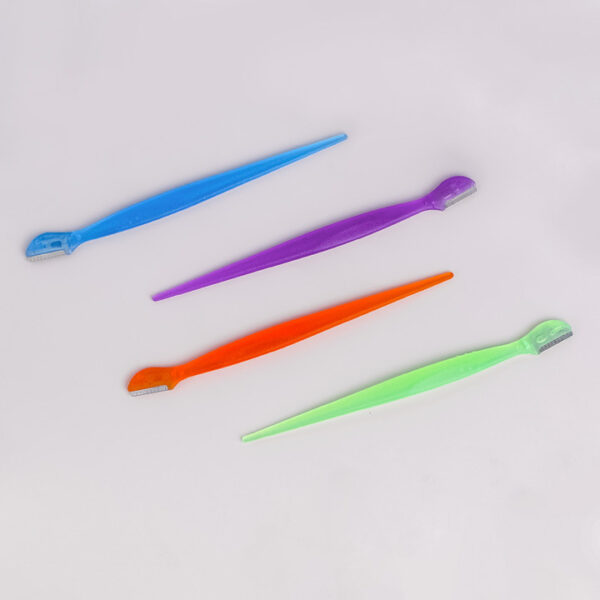 4-Colour Eyebrow Razors with Protective Covers – Precise Shaping & Vibrant Style - Image 2