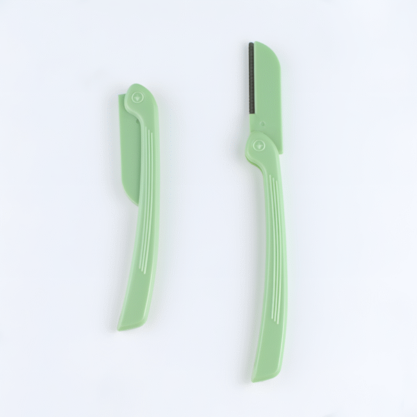 Light Green Eyebrow Trimmer, Comfortable Grip, Precise Eyebrow Trimming, Easy To Shape Perfect Eyebrows - Image 5